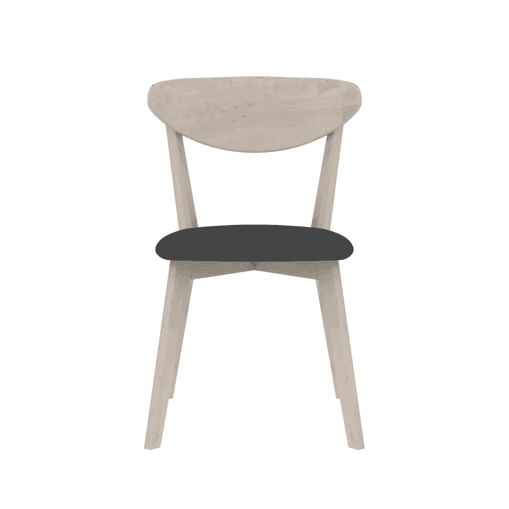Fidda Solid Wood Dining Chair - Sturdy & Comfortable Wooden Chair for Kitchen, Dining Room, and Home Decor