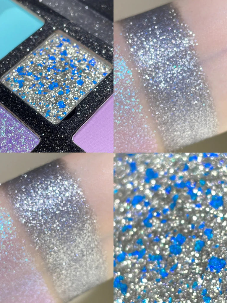 DRAMO Lunar Project Initial Series Eyeshadow Palette 007 Starry Night - 12 Highly Pigmented Matte & Shimmer Eyeshadows for Professional Makeup | Perfect for Night Out, Party & Special Occasion Makeup Looks
