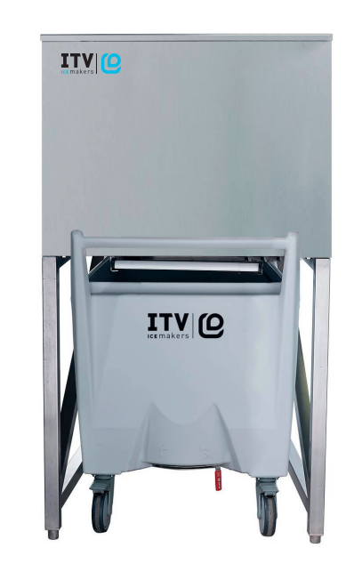 ITV BIN SCS 350 Single Cart Ice Transport System - 300 lbs Capacity for Commercial Ice Delivery & Storage | Perfect for Restaurants, Bars, and Catering Services