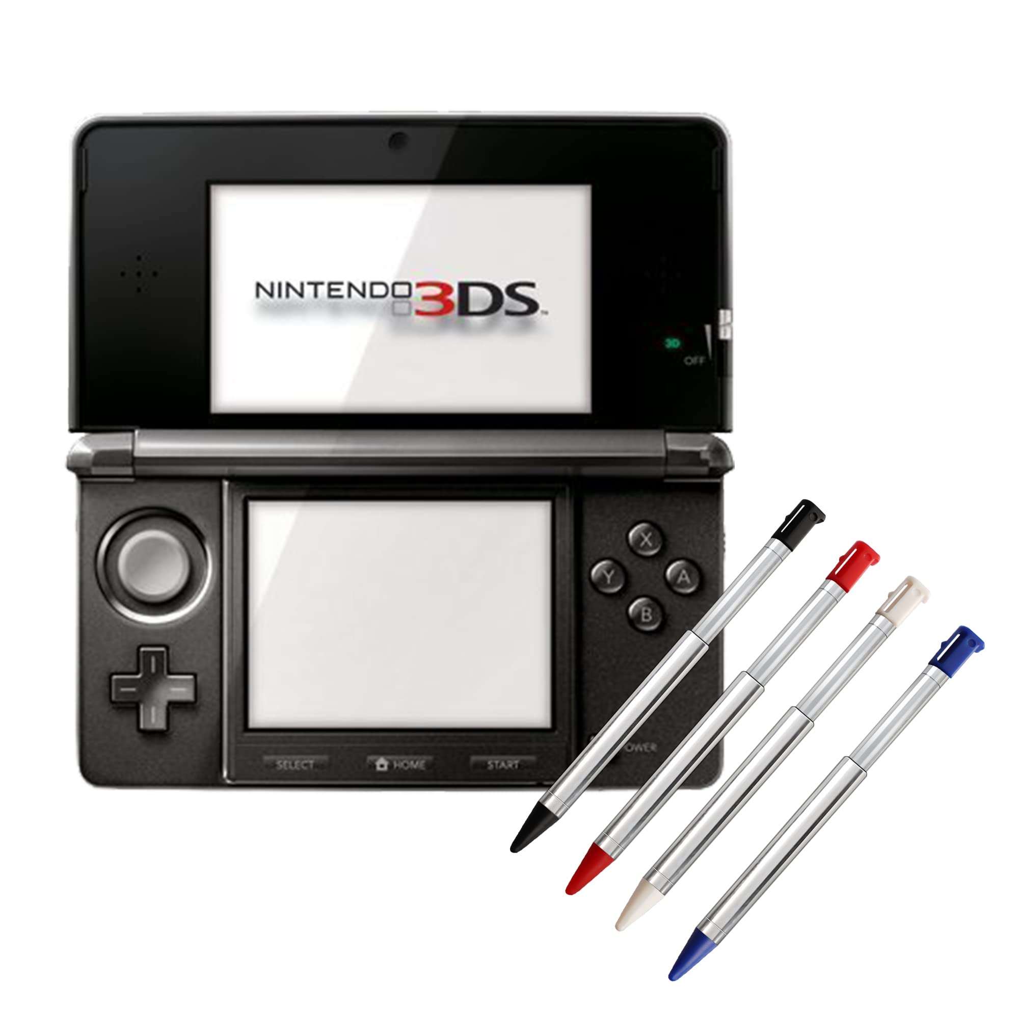 Nintendo 3DS Charger Bundle - AC Power Adapter & 4 Pack Stylus Pens | Fast Charging Cable for 3DS/3DS XL/2DS | Perfect for Gaming at Home or Travel
