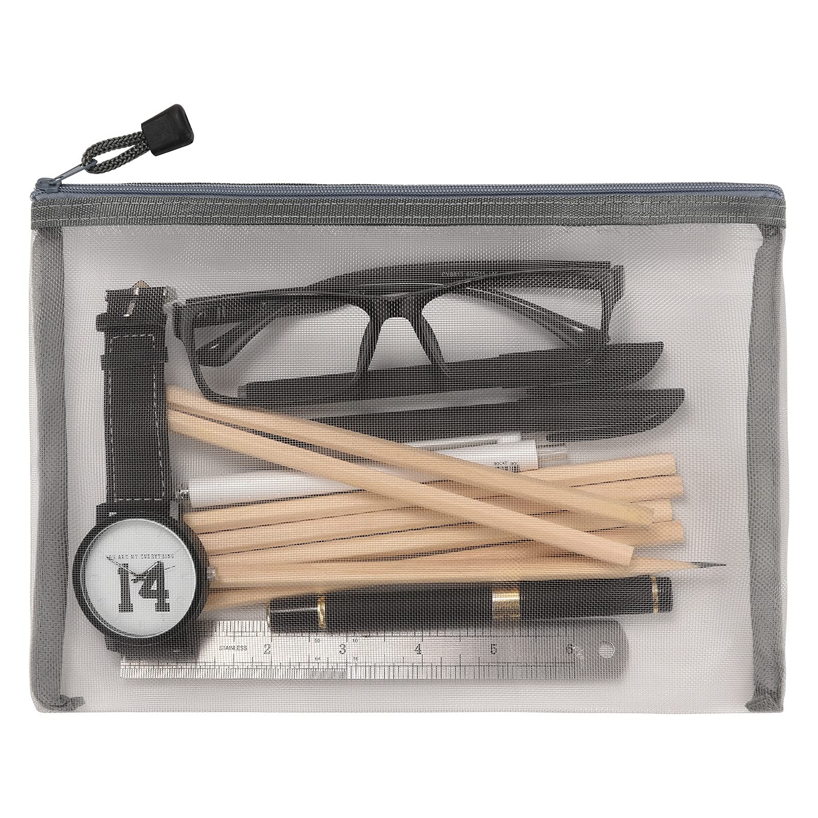 20-Piece Mesh Makeup Bags Set - 9.5