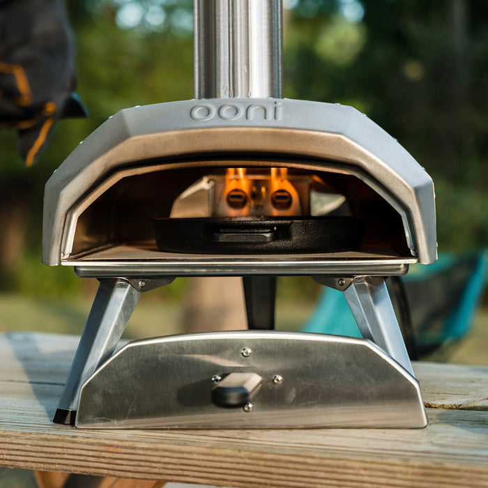 Ooni Gas Burner for Ooni Karu 12 Pizza Oven - High Performance Outdoor Cooking Accessory for Perfect Homemade Pizzas, Camping & Backyard BBQs