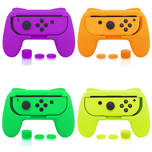 Orange, Purple, Green and Yellow
