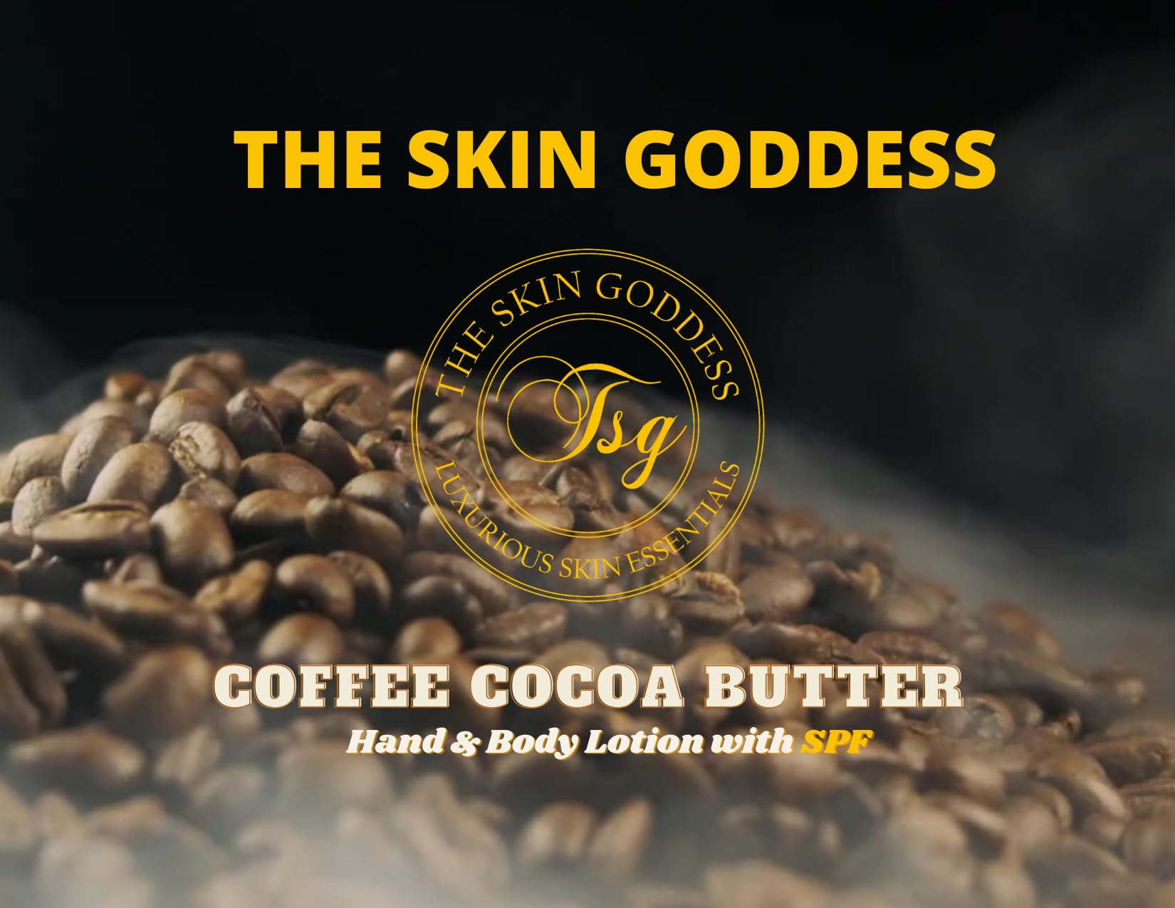 Organic Coffee Cocoa Body Butter - SPF Moisturizing Hand & Body Lotion (200ml) for Dry Skin Care | Perfect for Daily Hydration & Sun Protection