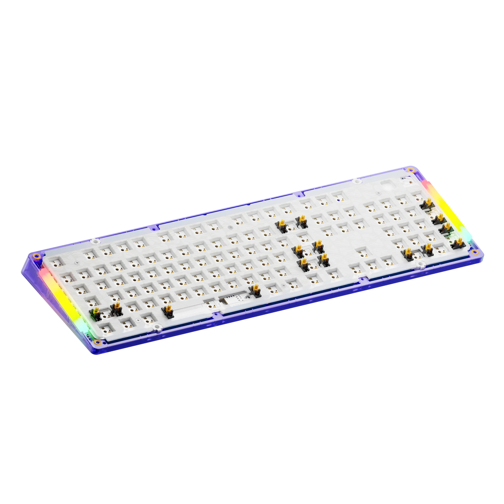 GMMK 3 Mechanical Keyboard Bottom Case - EXO Purple Plastic Replacement Part for Gaming & Typing Enthusiasts | Perfect for Keyboard Modding & Custom Builds