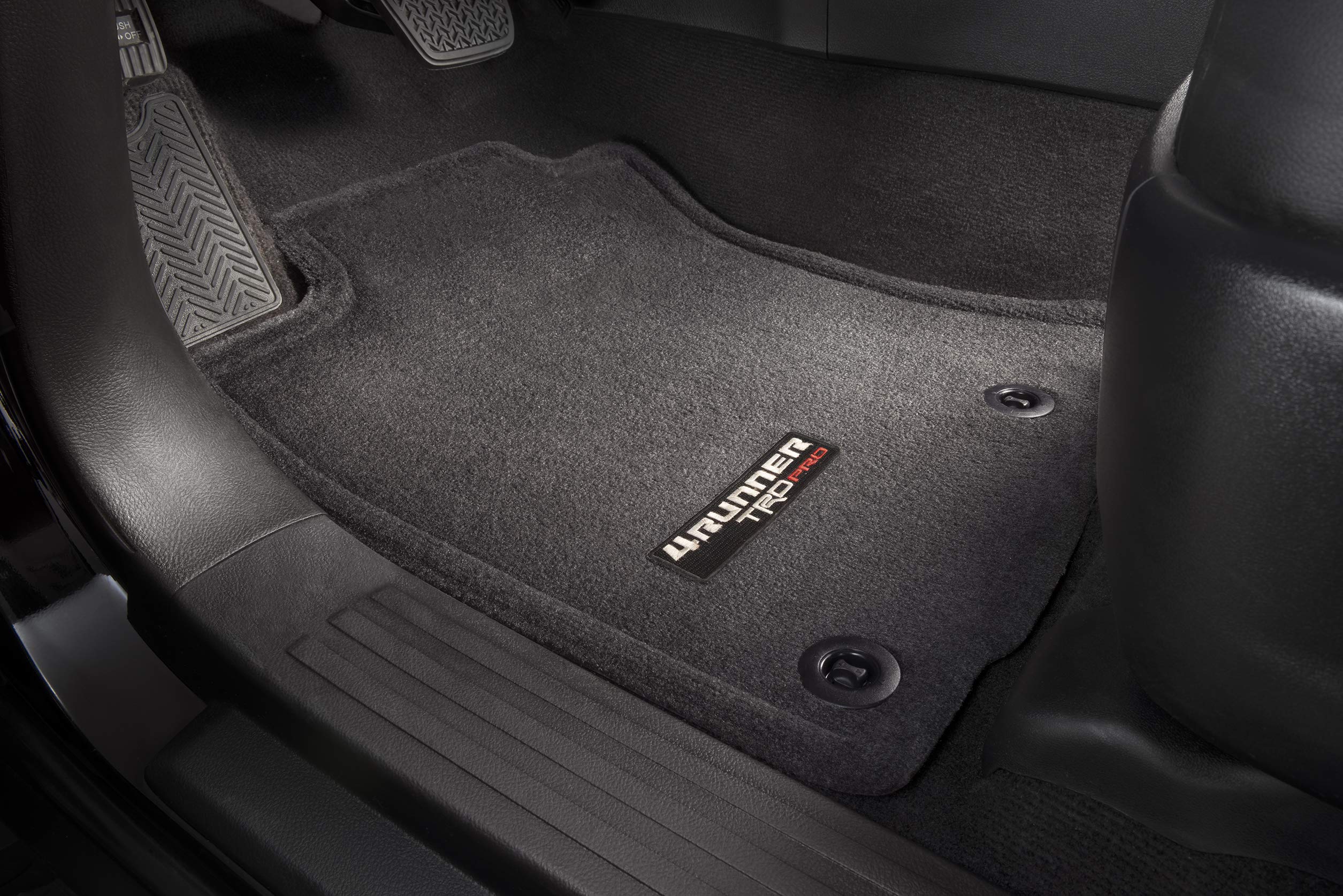 Genuine Toyota 4Runner TRD PRO Black Carpet Floor Mats - Premium All-Weather Protection for Off-Road Adventures & Daily Commutes