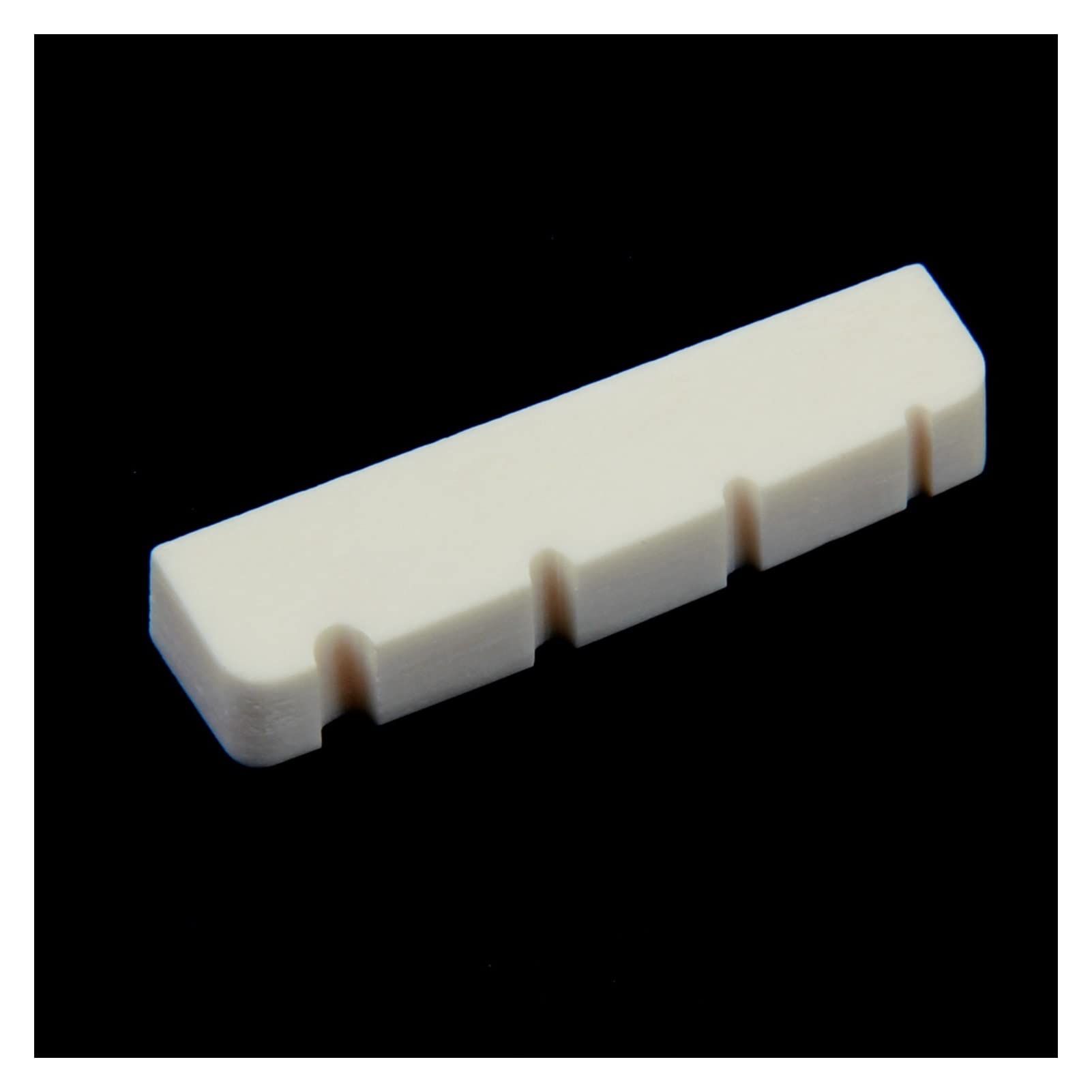 4-String Electric Bass Guitar Bone Nut Slotted Bridge Nut - Replacement Guitar Bridge Part for Enhanced Tone & Sustain | Perfect for DIY Guitar Repair & Upgrades