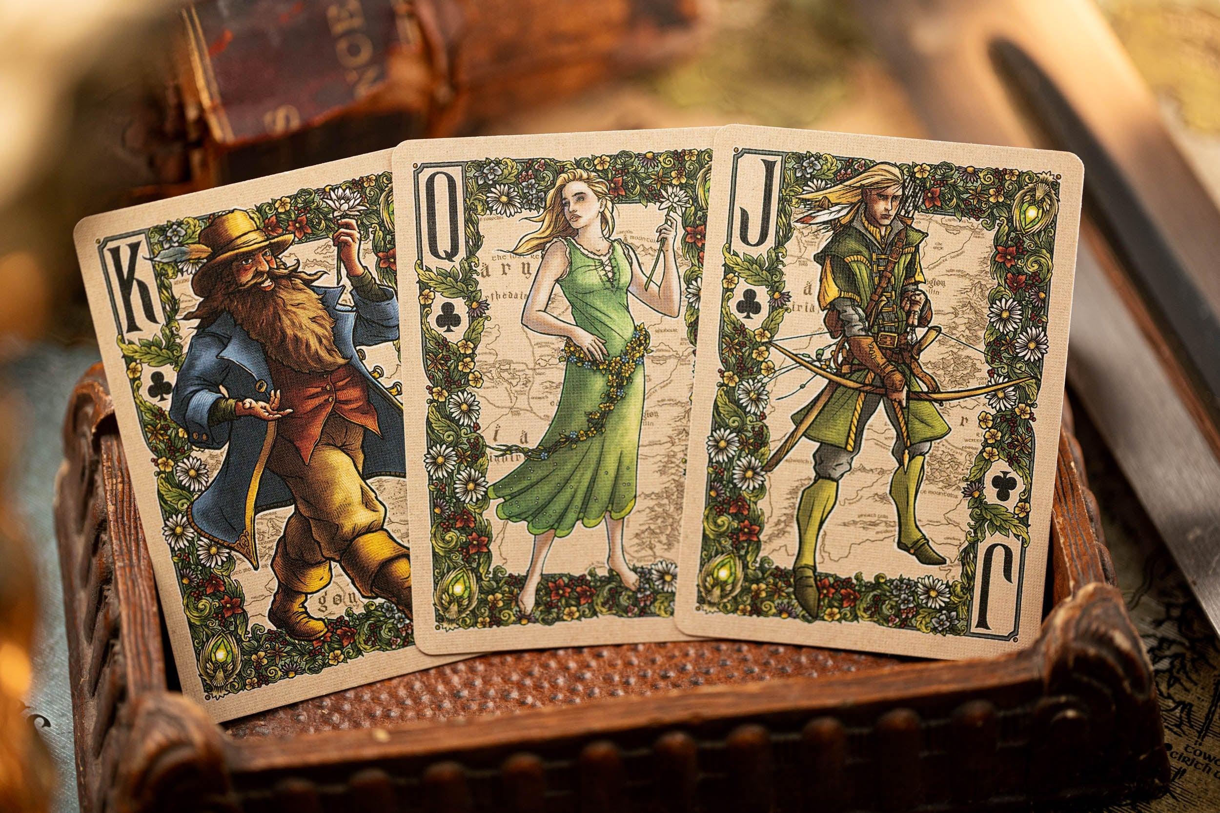 The Fellowship of the Ring Playing Cards - Official LOTR Lord of the Rings Collectible Card Game - Perfect for Movie Nights, Game Nights & Tolkien Fan Gifts