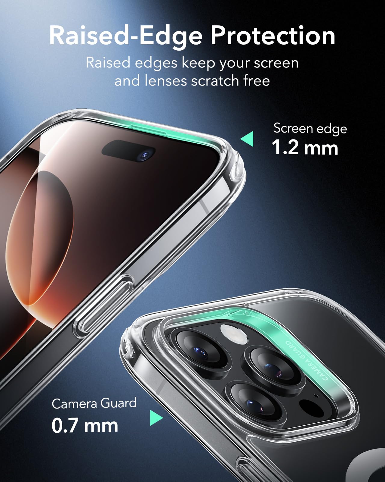 ESR for iPhone 16 Pro Max Case with Camera Control Button | MagSafe Compatible | Military-Grade Shockproof Protection | Clear Hybrid HaloLock Case | Perfect for Outdoor Adventures & Daily Use