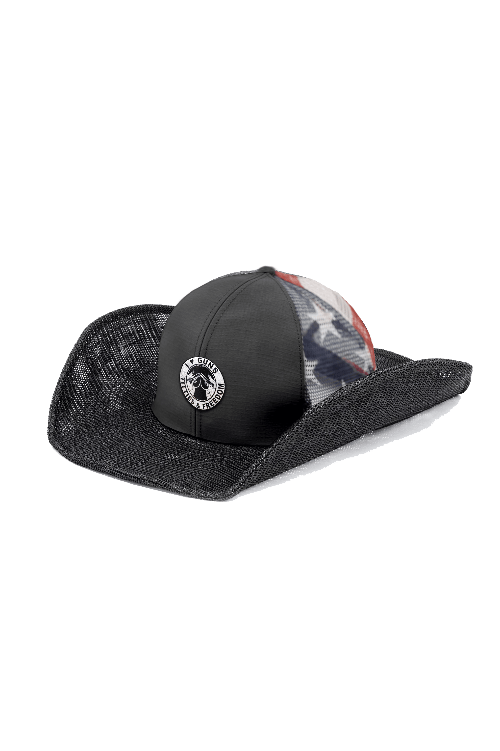 I LOVE GUNS & FREEDOM Cowboy Snapback Hat - 6-Panel Adjustable Baseball Cap for Men & Women - Perfect for Western Rodeo, Country Music Festivals & Patriotic Events
