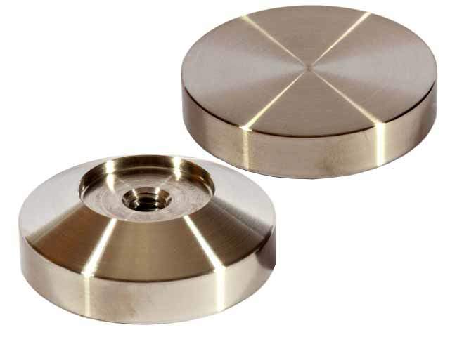 Premium 53mm Flat Stainless Steel Coffee Tamper Base by Reg Barber - Perfect for Espresso Machine Portafilters, Home Baristas & Professional Coffee Shops