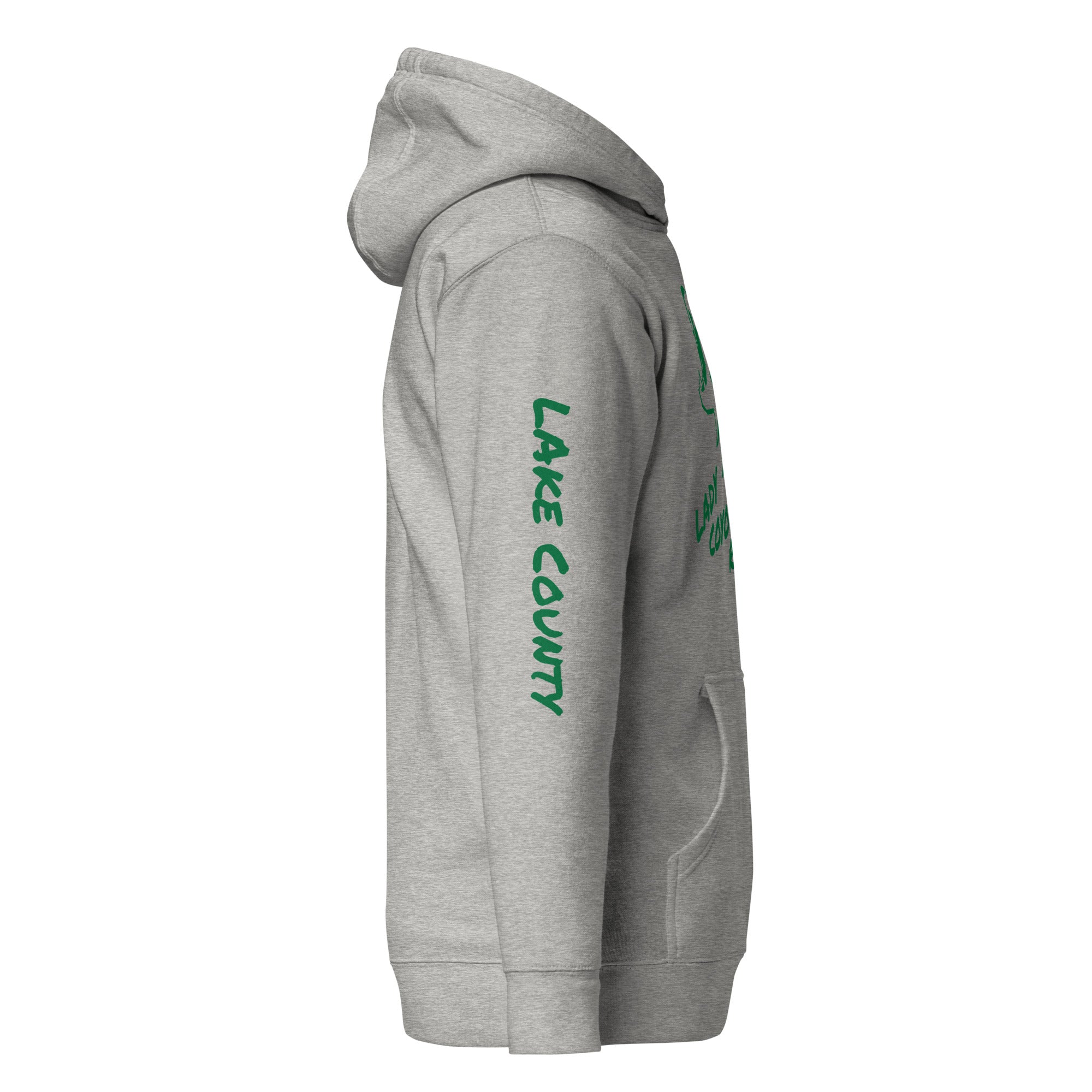 Lake Co Lady Coyotes Retro Hoodie - Vintage Style Pullover Sweatshirt for Women | Perfect for Game Day, School Spirit & Casual Wear