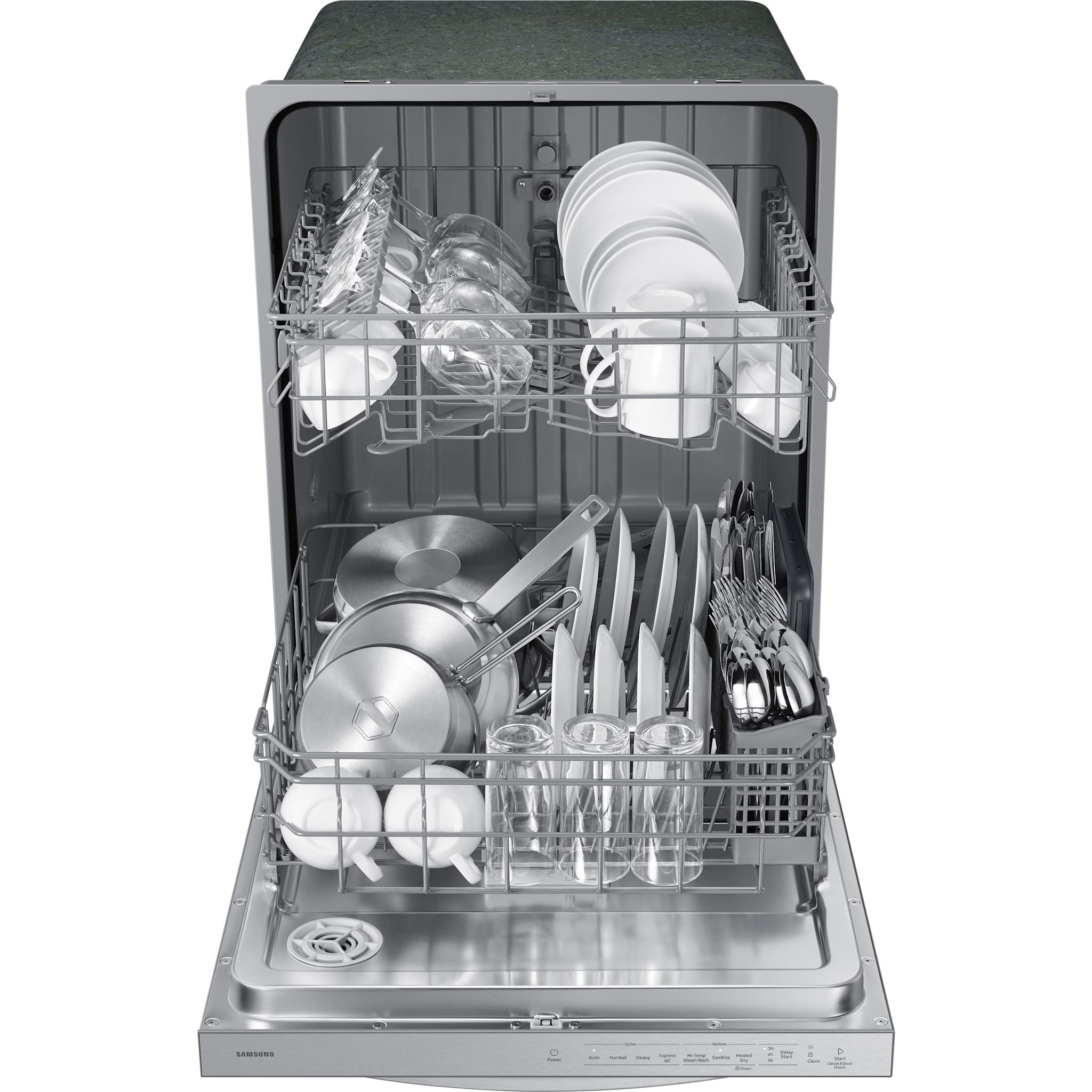 Samsung DW80CG4021SRAA Fingerprint Resistant Stainless Steel Dishwasher - Energy Efficient, Quiet Operation for Modern Kitchens