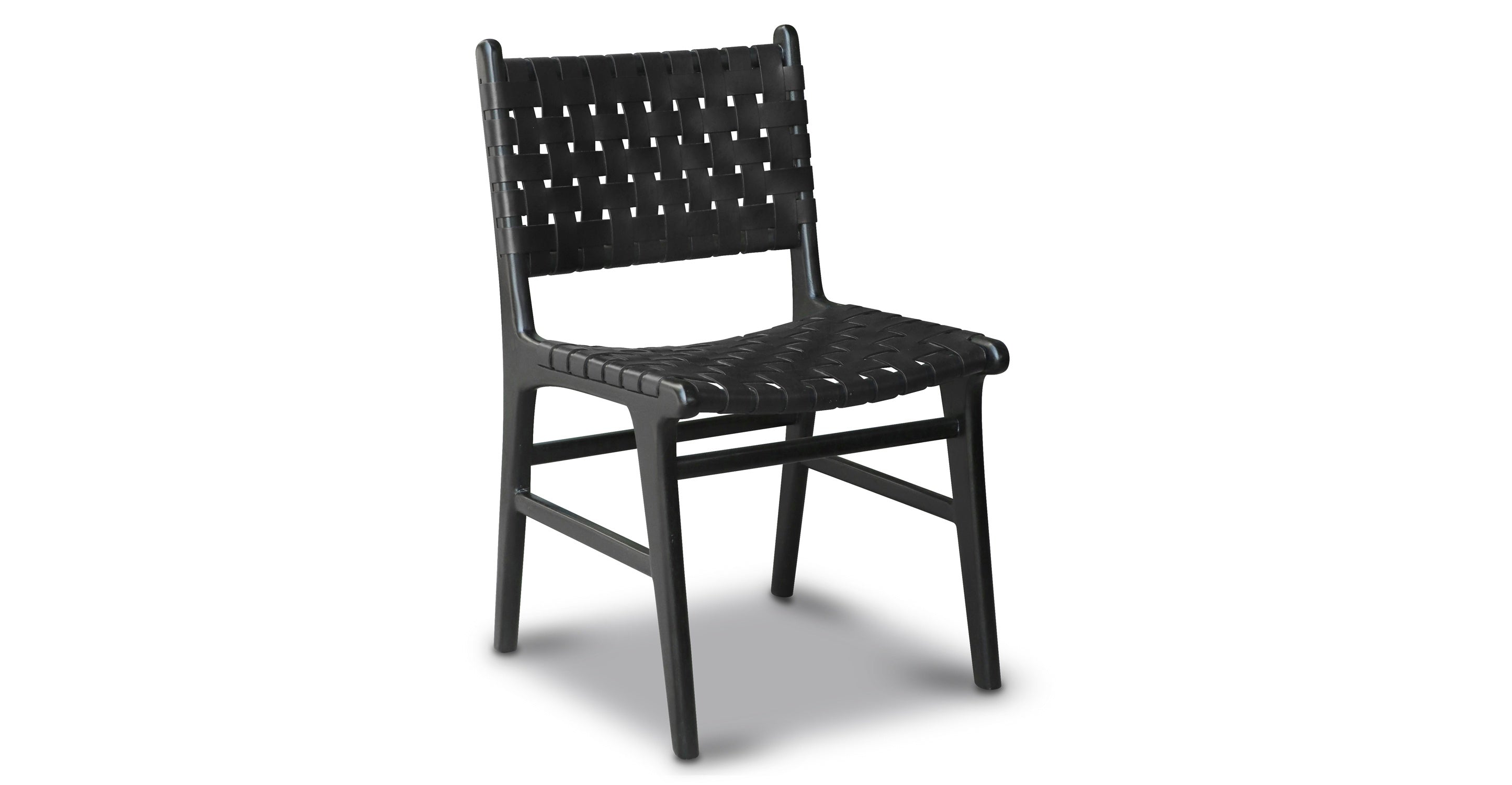 Premium Teak & Leather Dining Chair - Handcrafted Solid Wood & Genuine Leather - Perfect for Dining Room, Kitchen, or Restaurant Use