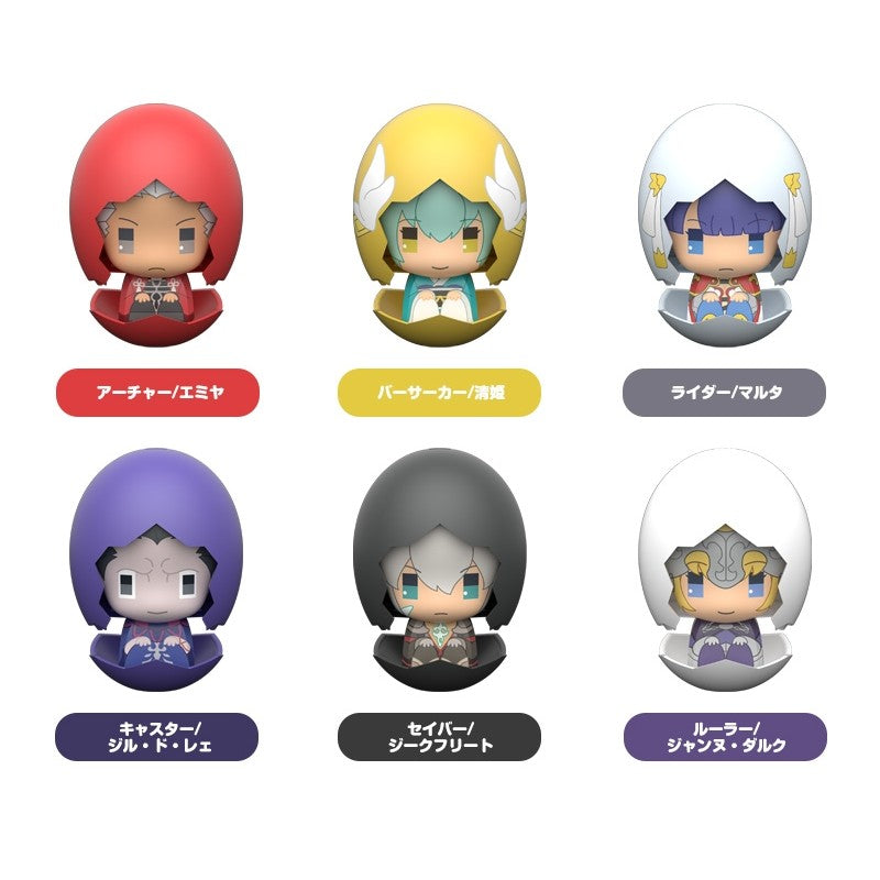 Fate Grand Order Piyokuru 02 Anime Trading Figures - Complete Box Set of 6 Collectible Character Figures - Perfect for Display, Gifts, and Anime Merch Collectors