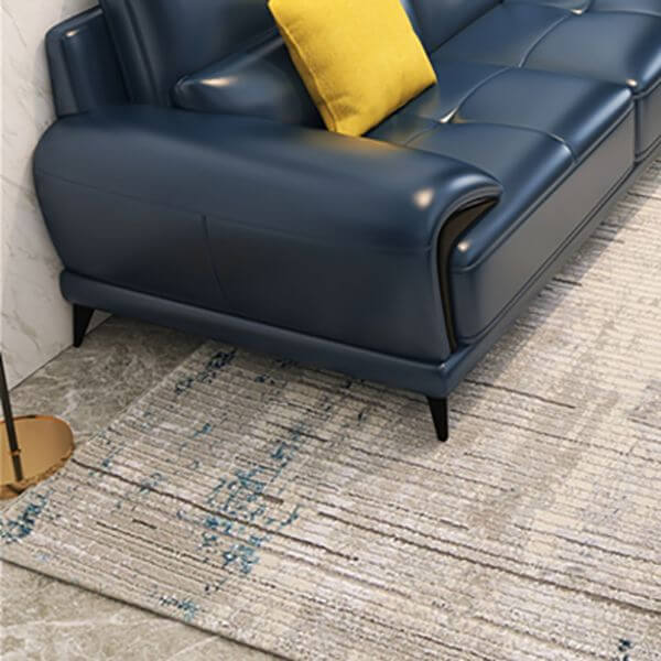 Mid Century Modern Modular Sofa with Leather Cushions - 3-Piece Sectional Sofa Set for Living Room, Lounge & Entertainment Spaces - Comfortable Contemporary Furniture for Home Decor