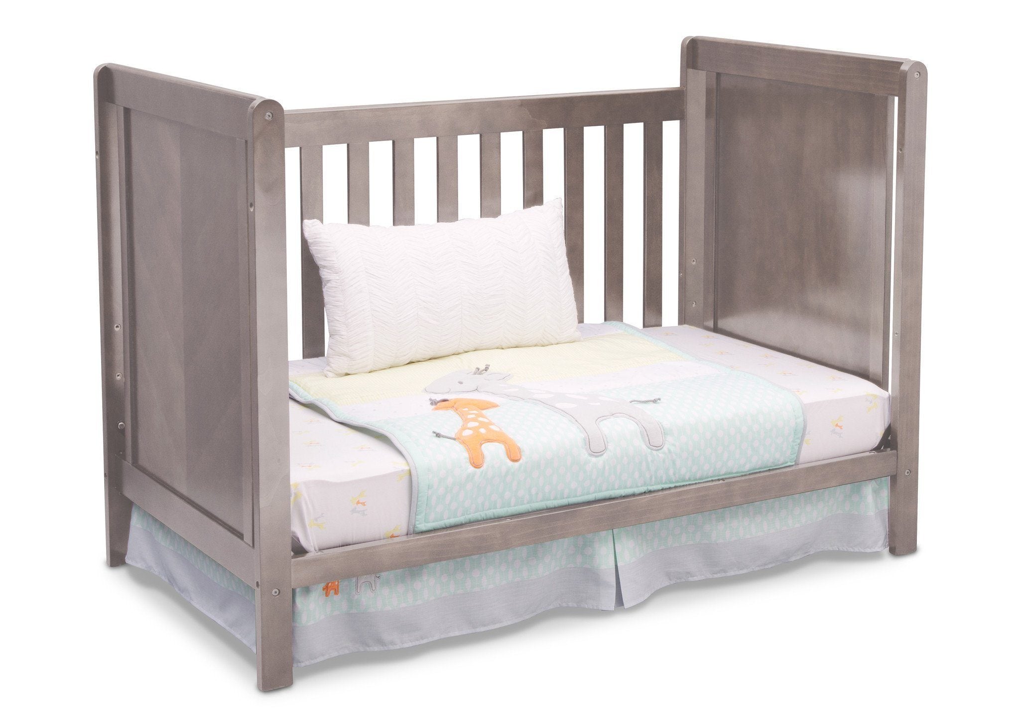 4-in-1 Convertible Baby Crib with Toddler Bed & Daybed Function - Solid Wood Nursery Furniture for Boys & Girls - Perfect for Newborns to Teens Bedroom & Daycare Centers
