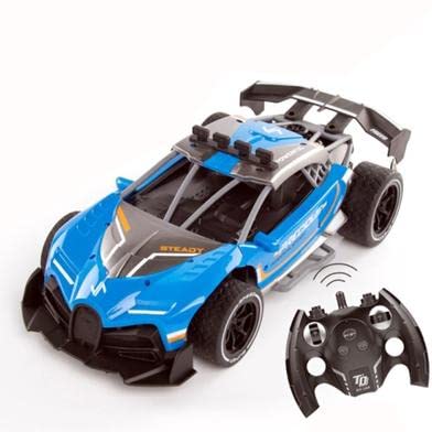 DROPANY 1:16 Scale Bugatti Remote Control Stunt Car - High Speed RC Race Car with LED Lights, Off-Road Toy Vehicle for Kids | Perfect for Indoor & Outdoor Play, Birthday Gifts, and Racing Competitions