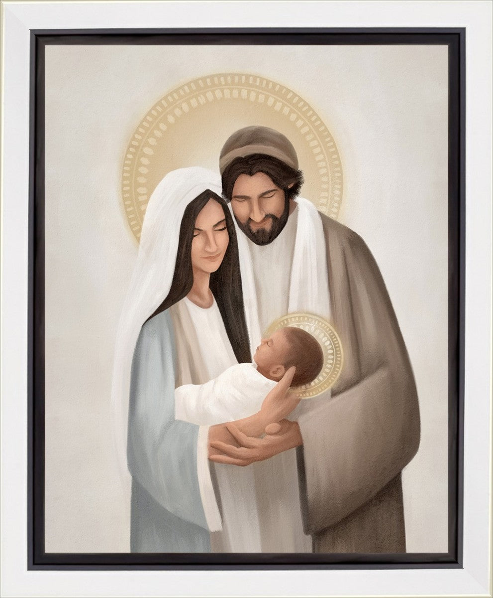 Holy Family Gallery Wrap Canvas - Religious Wall Art for Home Decor, Perfect for Living Room, Bedroom & Church