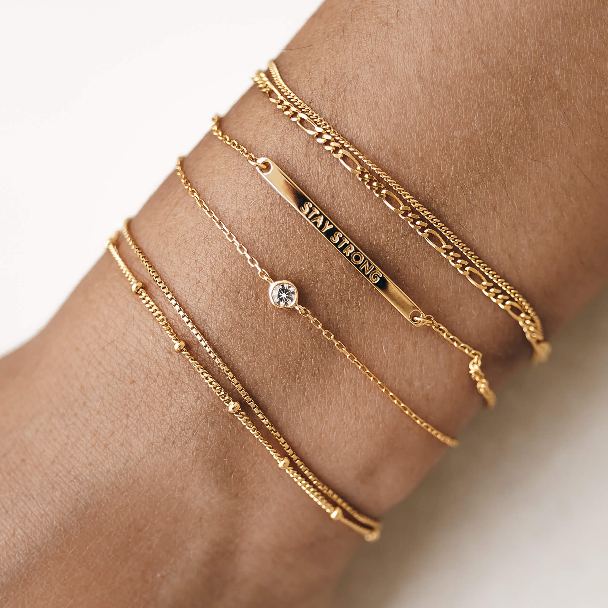 Double Chain Bracelet Silver - Elegant Kjersti Jewelry for Women | Perfect for Everyday Wear, Date Nights & Special Occasions