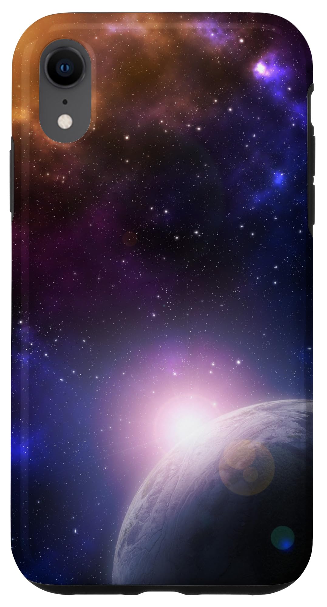 iPhone XR Phone Case - Space Solar System Moon Design | Slim Protective Cover for iPhone XR | Perfect for Travel, Work & Everyday Use
