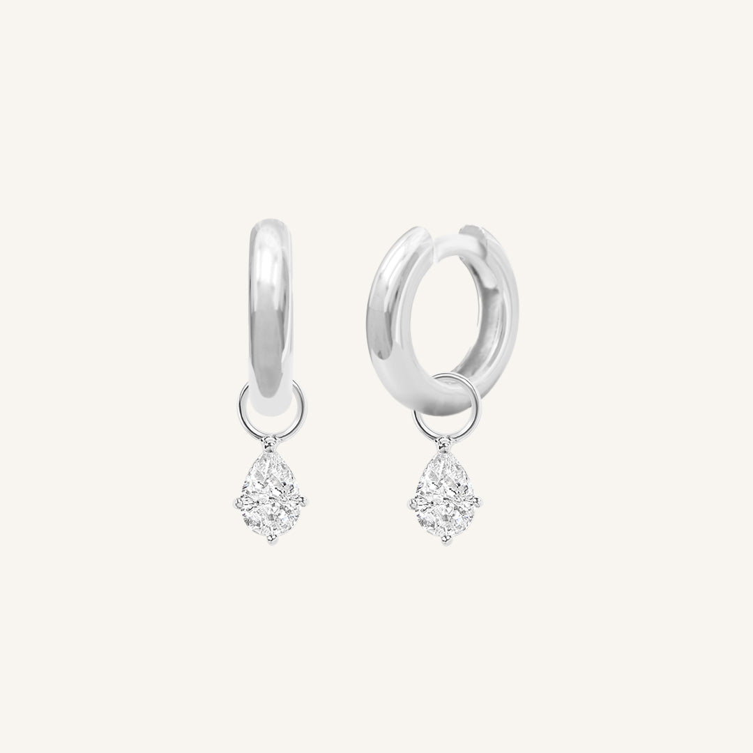 Axial Plain Hoops - Simple & Elegant Hoop Earrings for Women, 14K Gold Plated, Hypoallergenic | Perfect for Everyday Wear, Office, Parties & Special Occasions