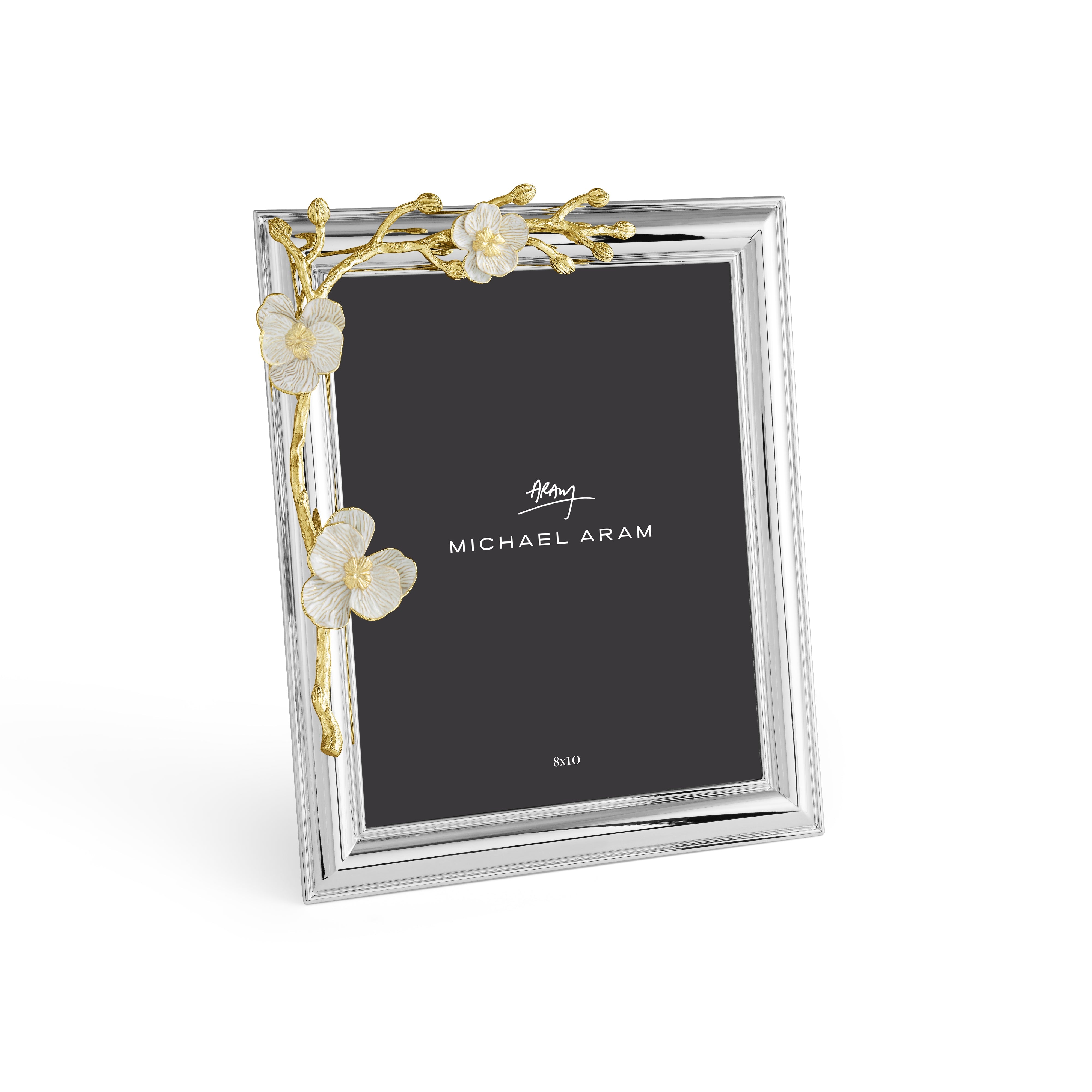 Elegant Orchid Picture Frame - Floral Wall Decor for Home & Office - Perfect for Wedding, Anniversary & Birthday Gifts - Display Your Precious Memories in Style