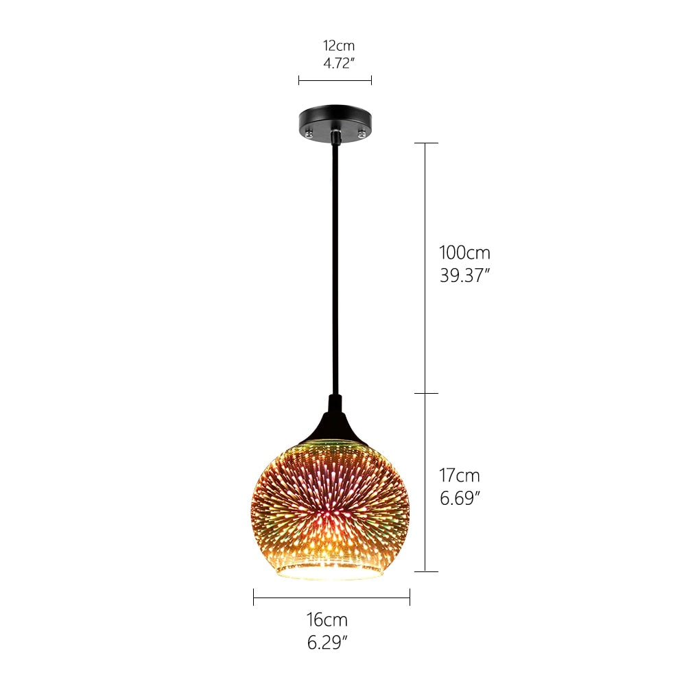Celestial Starry Sky Hanging Glass Chandelier - Elegant Ceiling Light Fixture for Bedroom, Dining Room & Living Room Decoration - Perfect for Home, Wedding & Romantic Ambiance Lighting