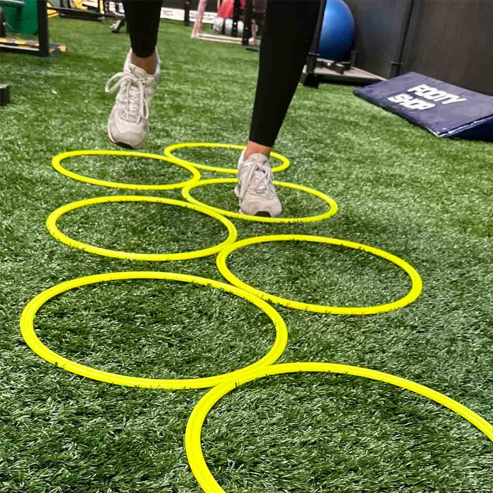 XLR8 Agility Rings - Speed Training Cones for Soccer, Football & Fitness Drills - Perfect for Athletes, Kids & Outdoor Sports Practice