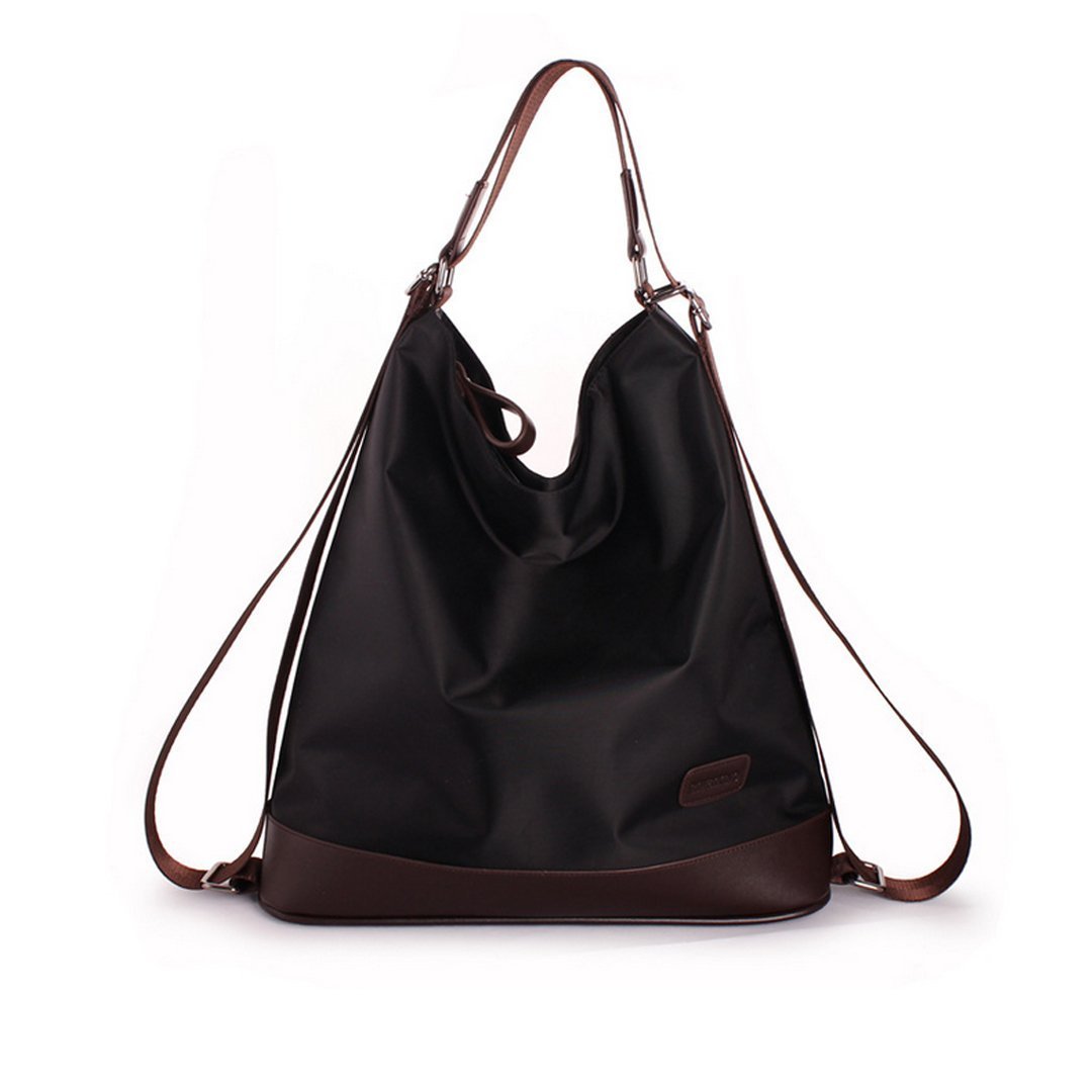 Stylish Women's Nylon Tote Bag - Durable Multifunctional Shoulder Handbag & Backpack for Work, Travel & Daily Use