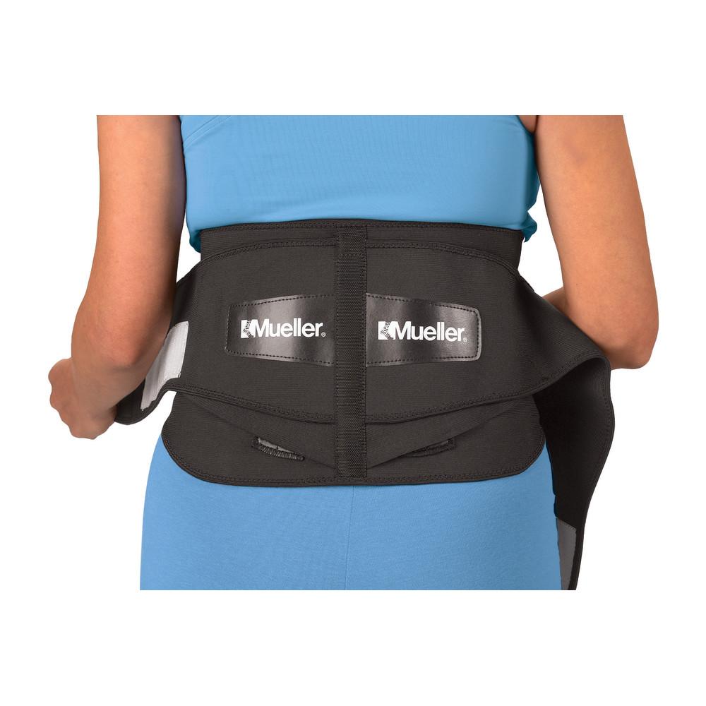 Mueller Lumbar Support Back Brace with Removable Pad - Adjustable Lower Back Pain Relief Belt for Men & Women - Perfect for Office Work, Driving, and Heavy Lifting