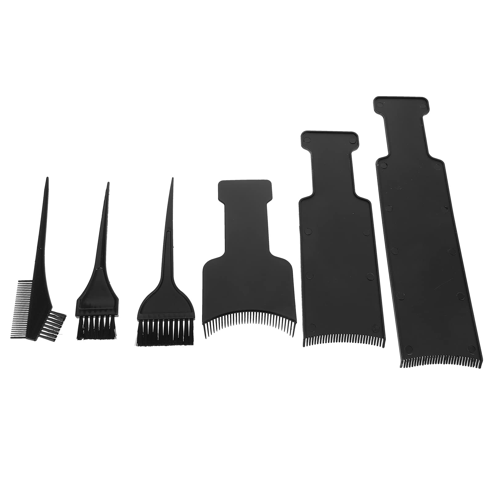 6pcs Professional Hair Dyeing Kit with Double-Sided Highlighting Board & Brushes - Salon-Grade Hair Coloring Tools Set for Home & Professional Use - Perfect for DIY Hair Coloring, Highlights, and Salon Styling