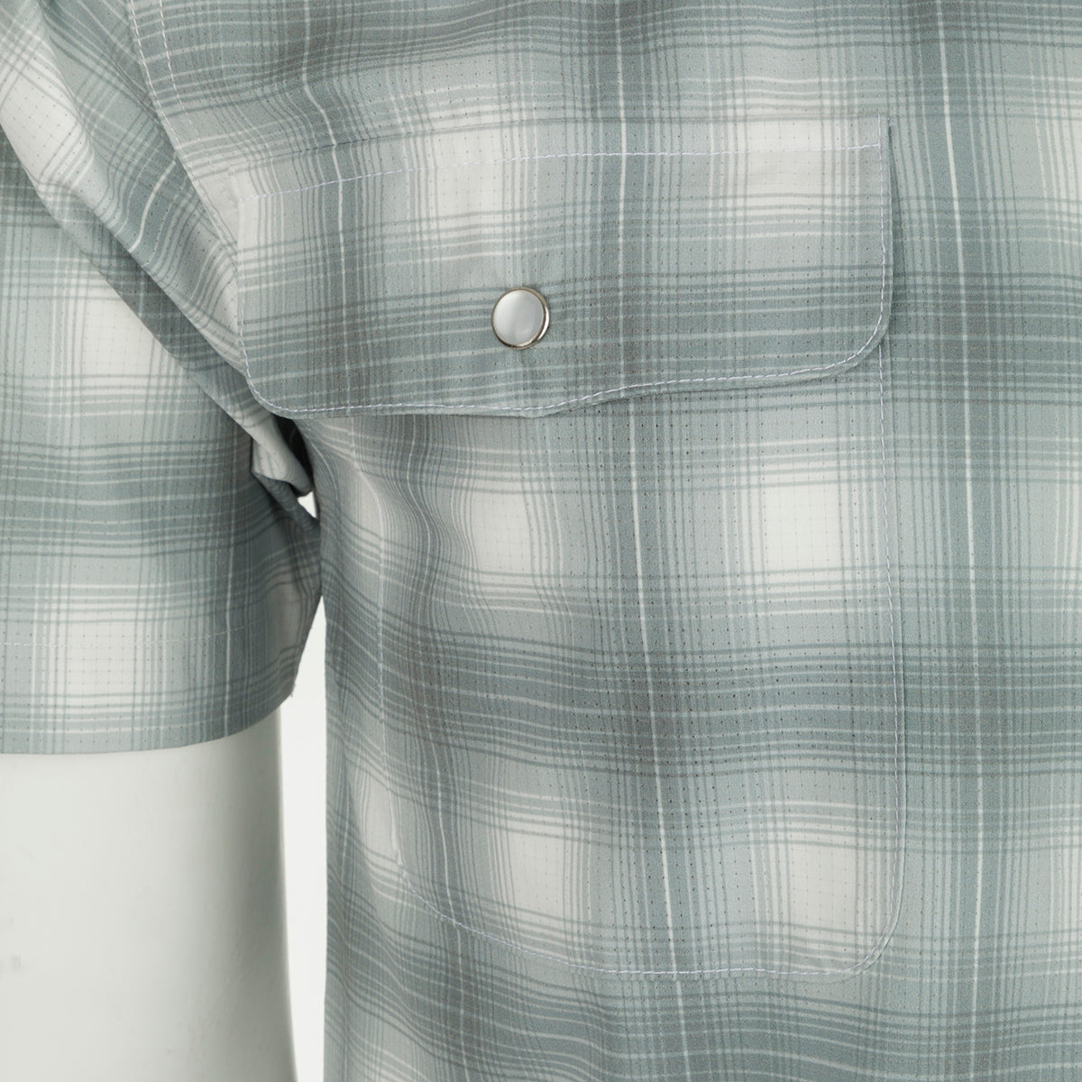 Cinco Ranch Western Plaid Shirt for Men - Short Sleeve Casual Button Down Shirt - Perfect for Outdoor Activities, Rodeo, and Country Style Fashion