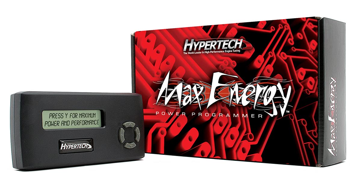Hypertech 32500 Max Energy Power Programmer - Performance Tuner for Trucks & SUVs (8.6 Inch, Black) - Boost Horsepower & Fuel Efficiency for Off-Road & Towing