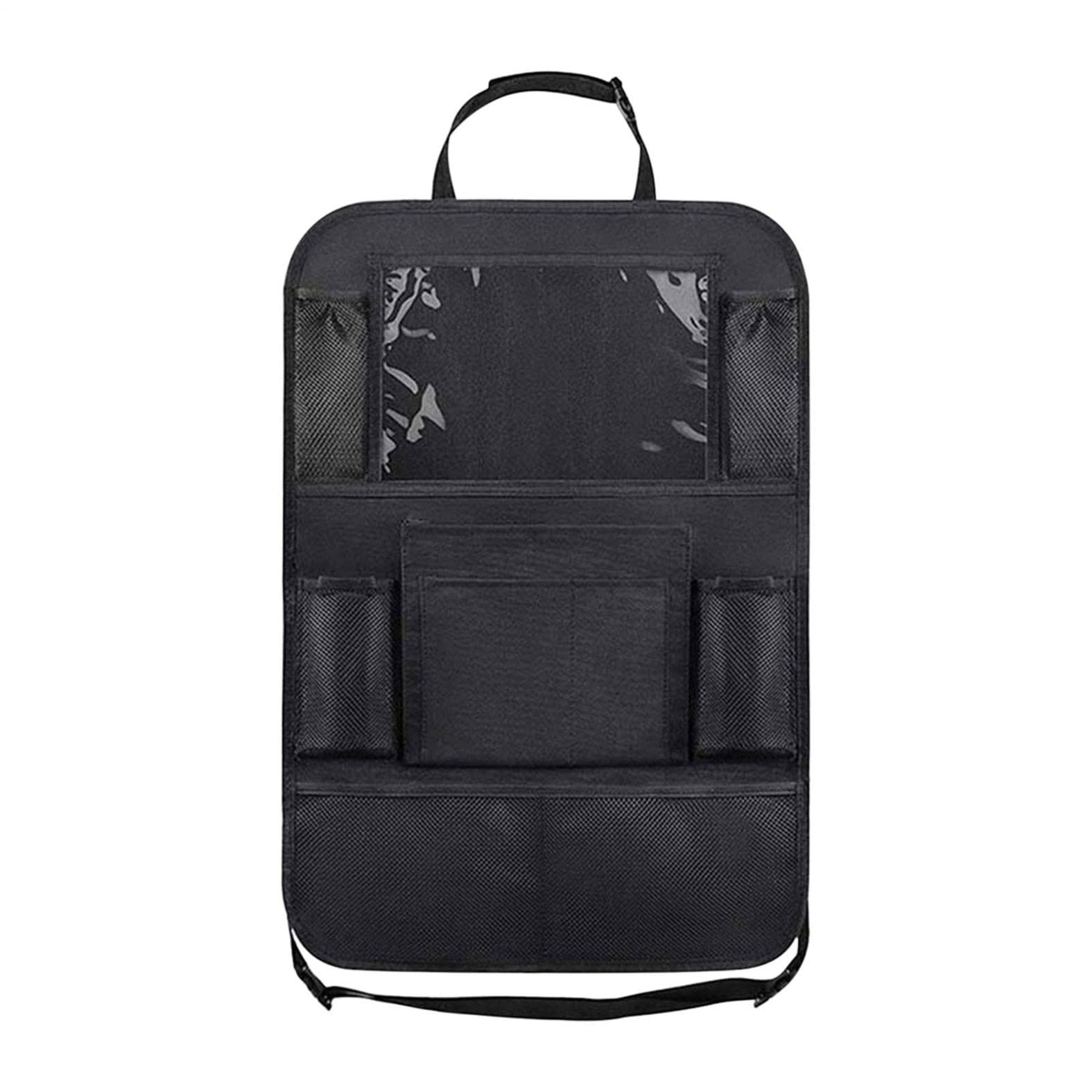 Waterproof Car Backseat Organizer with Tablet Holder - Multi-Pocket Storage Bag for Toys, Food, Bottles & Books | Durable & Portable Car Seat Organizer for Road Trips, Family Travel & Daily Commute