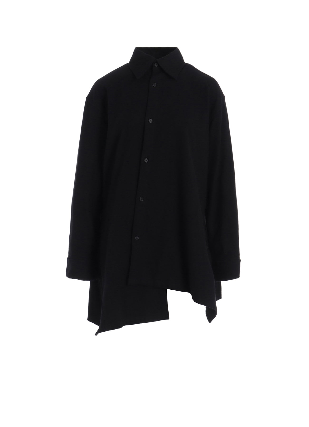 Women's Cotton Flannel Asymmetric Flare Blouse - Soft & Stylish Long Sleeve Top for Fall & Winter - Perfect for Casual Outings, Office Wear & Layering