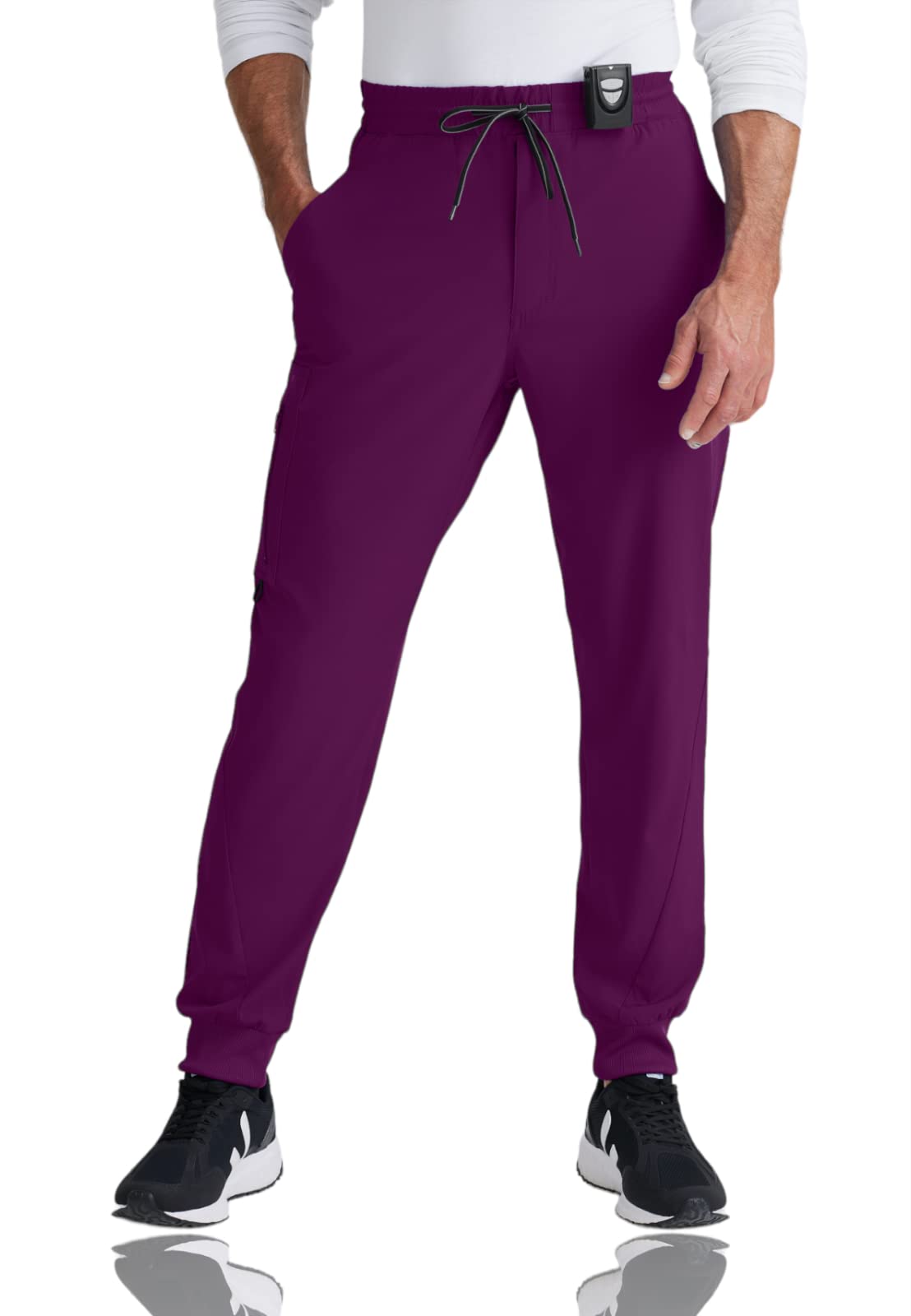 BARCO One Vortex Scrub Jogger Pants for Men - Eco-Friendly Stretch Fabric, Wrinkle-Resistant, Comfort Fit Elastic Waist | Perfect for Healthcare Workers, Nurses & Medical Professionals