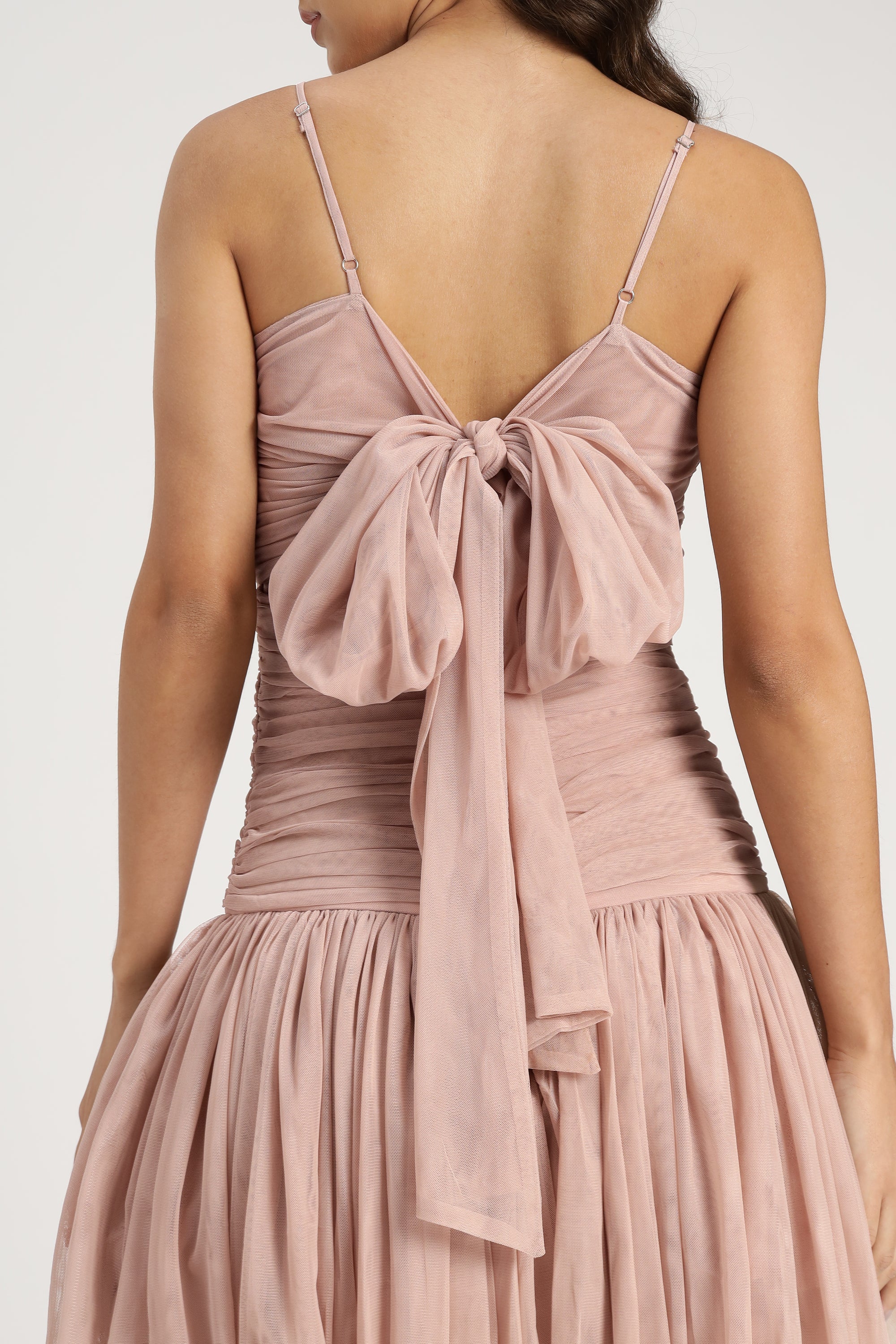 Theodora Mini Dress in Blush - Elegant Short Sleeve Party Dress for Women, Perfect for Cocktail Parties, Date Nights & Special Occasions