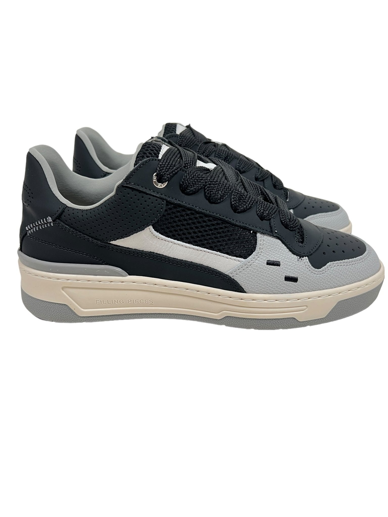 Filling Pieces Men's Cruiser Sneakers in Black - Stylish & Comfortable Casual Shoes for Everyday Wear | Perfect for Urban Streetwear & Walking