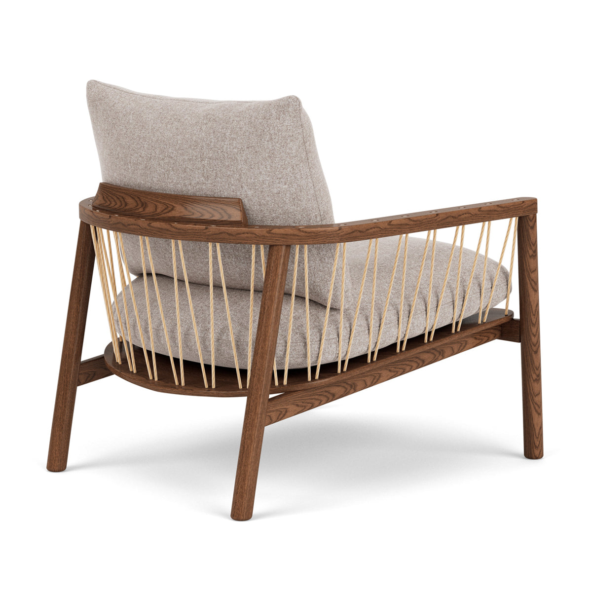 Enzo Fabric Armchair - Modern Upholstered Accent Chair for Living Room, Bedroom & Office - Comfortable Lounge Chair with Sturdy Wooden Legs - Perfect for Relaxing, Reading & Decorating