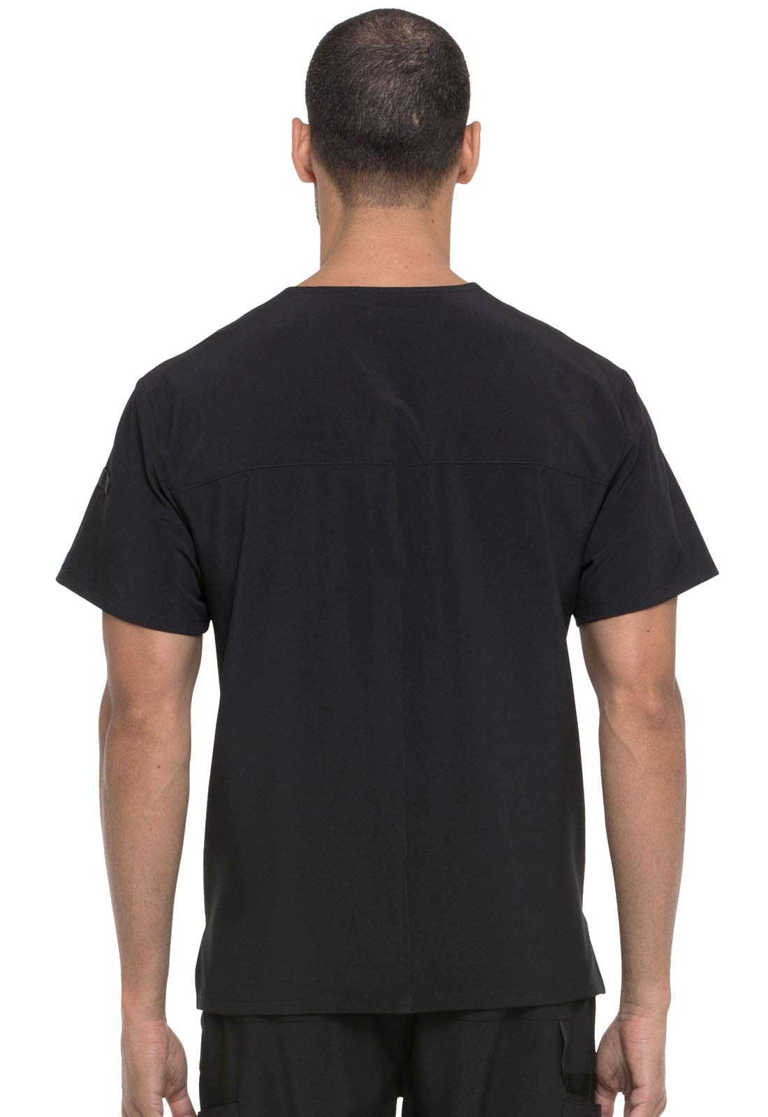 Dickies EDS Essentials Men's Scrubs Top - Tuckable V-Neck Work Shirt DK635 | Comfortable Medical Uniform for Nurses & Healthcare Professionals