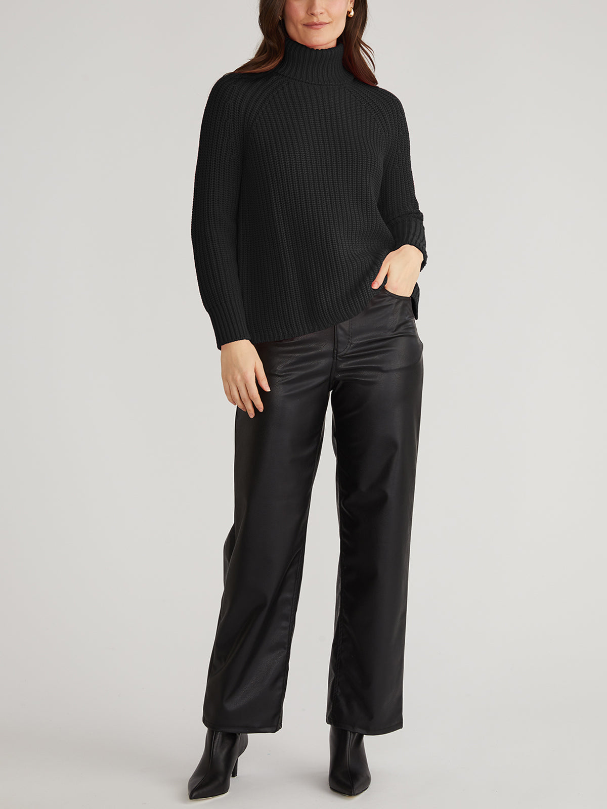 Stella Women's Shaker Stitch Turtleneck Sweater - Soft Knit Pullover for Fall & Winter - Cozy Casual Wear for Office, Dates & Holiday Outfits