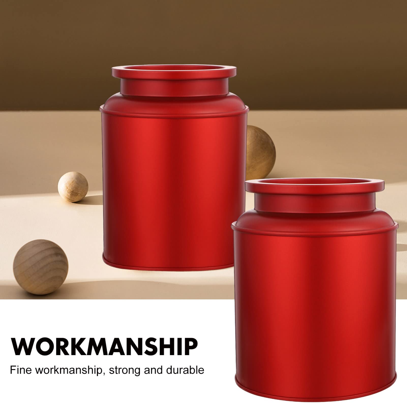 Premium Airtight Tin Tea Canister - Elegant Tinplate Tea Leaves Storage Container for Loose Leaf Tea, Coffee & Herbs | Perfect for Kitchen, Pantry & Tea Gift Sets