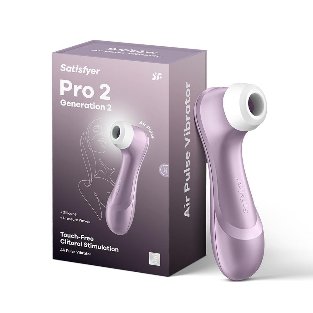Satisfyer Pro 2 Vibrator for Women - Clitoral Suction Stimulator & Pleasure Device | Adult Sex Toy for Solo Play, Couples Intimacy & Female Wellness | Rechargeable Waterproof G-Spot Vibrator