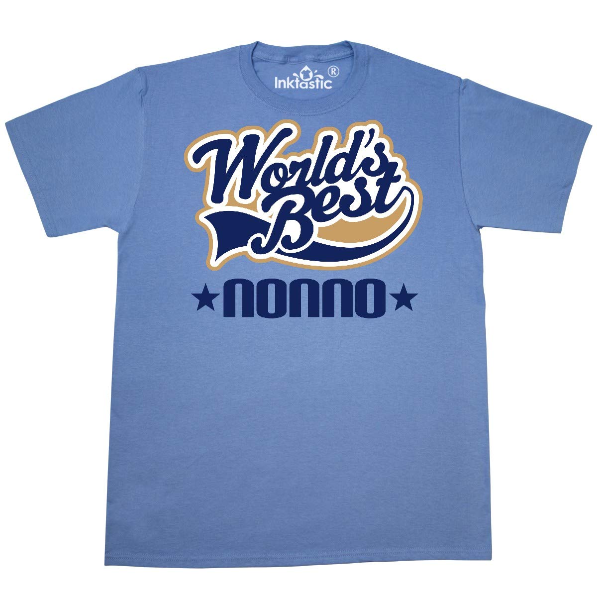 Inktastic Nonno Grandpa Worlds Best T-Shirt - Comfortable Cotton Tee for Father's Day, Birthday & Family Gifts - Perfect Casual Wear for Grandparents Day & Family Reunions