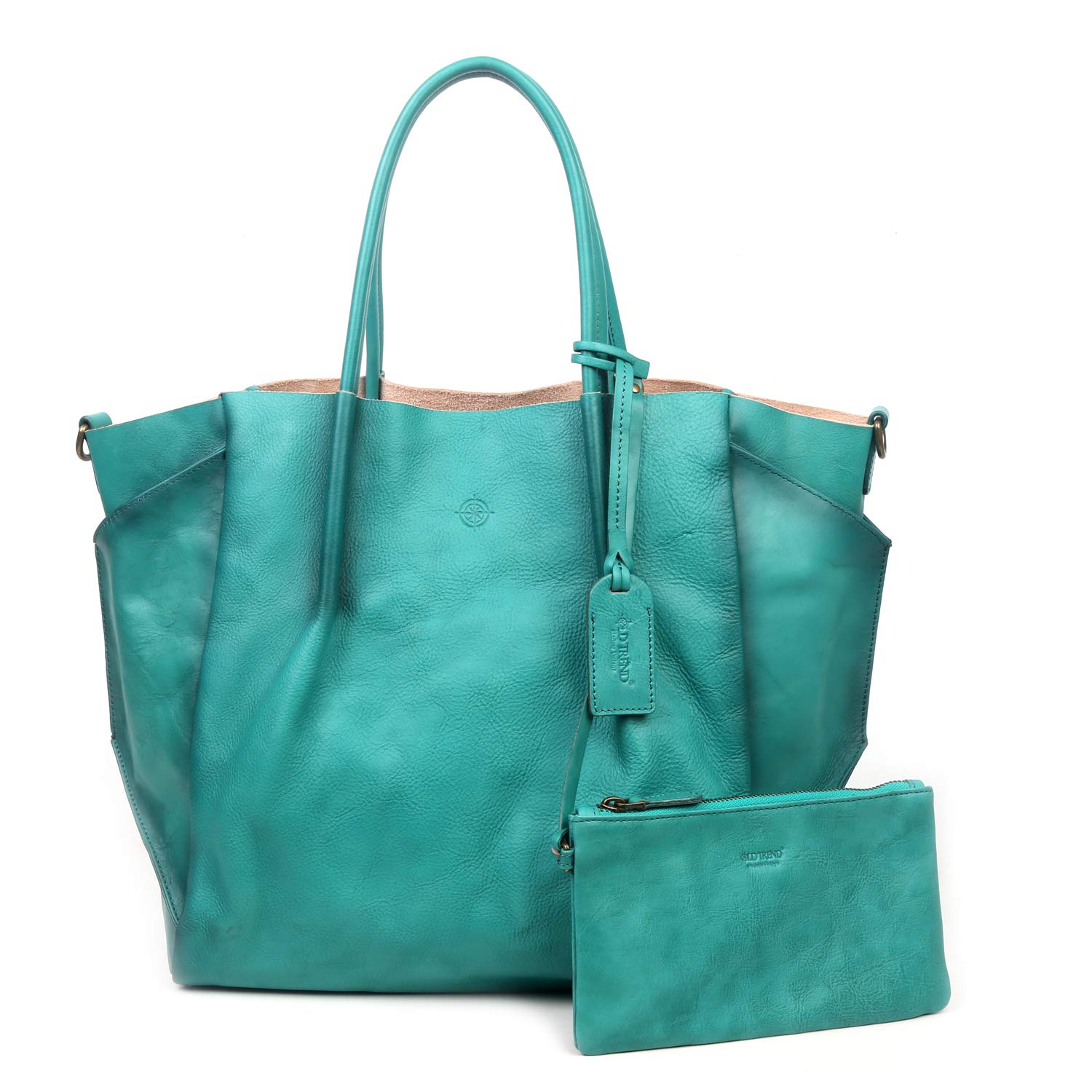 Genuine Leather Sprout Land Tote Bag for Women - Stylish & Durable Handbag for Work, Travel & Everyday Use