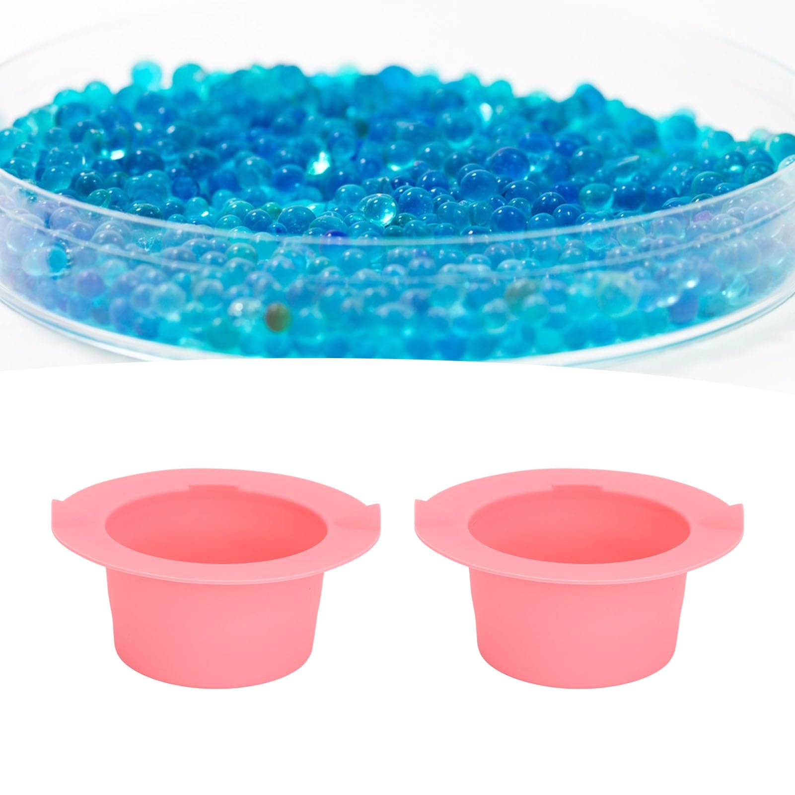 2pcs 400ML Silicone Wax Warmer Liner Bowl - Non Stick Wax Melting Pot for Wax Heating, Reusable Wax Warmer Replacement - Perfect for DIY Hair Removal, Candle Making & Beauty Salon Use