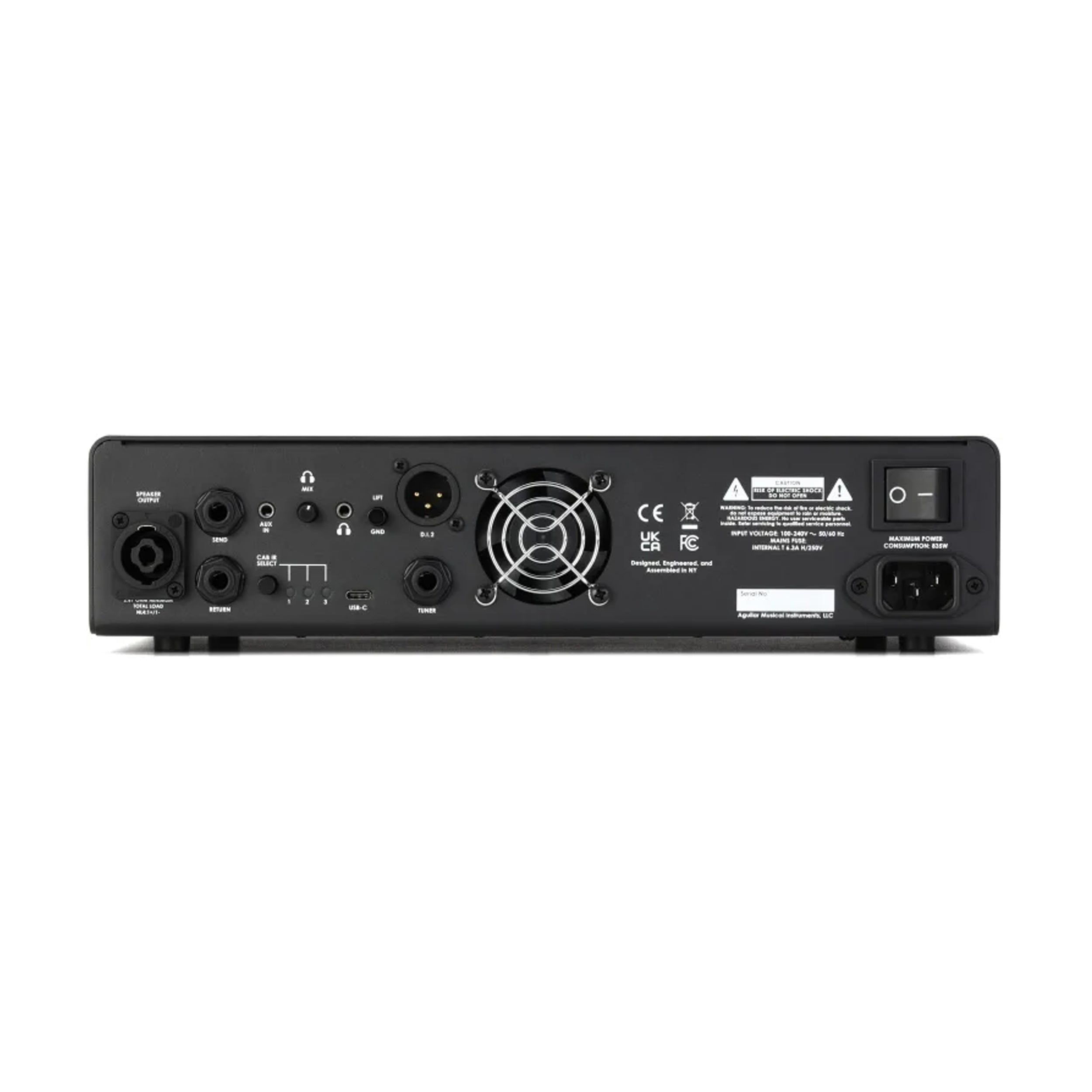 Aguilar TH700V2 Tone Hammer Gen 2 700W Bass Amp Head - Professional Bass Amplifier for Live Performances & Studio Recording