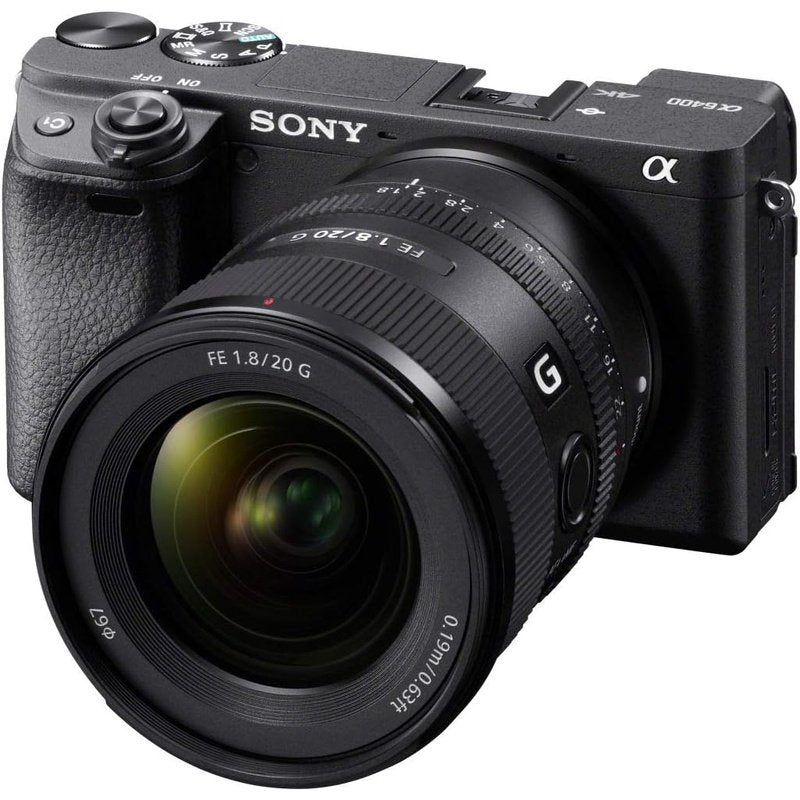 Sony FE 20mm F1.8 G Full Frame Ultra Wide Angle Prime Lens for Landscape, Astro & Low Light Photography - Compatible with Sony E-Mount Cameras