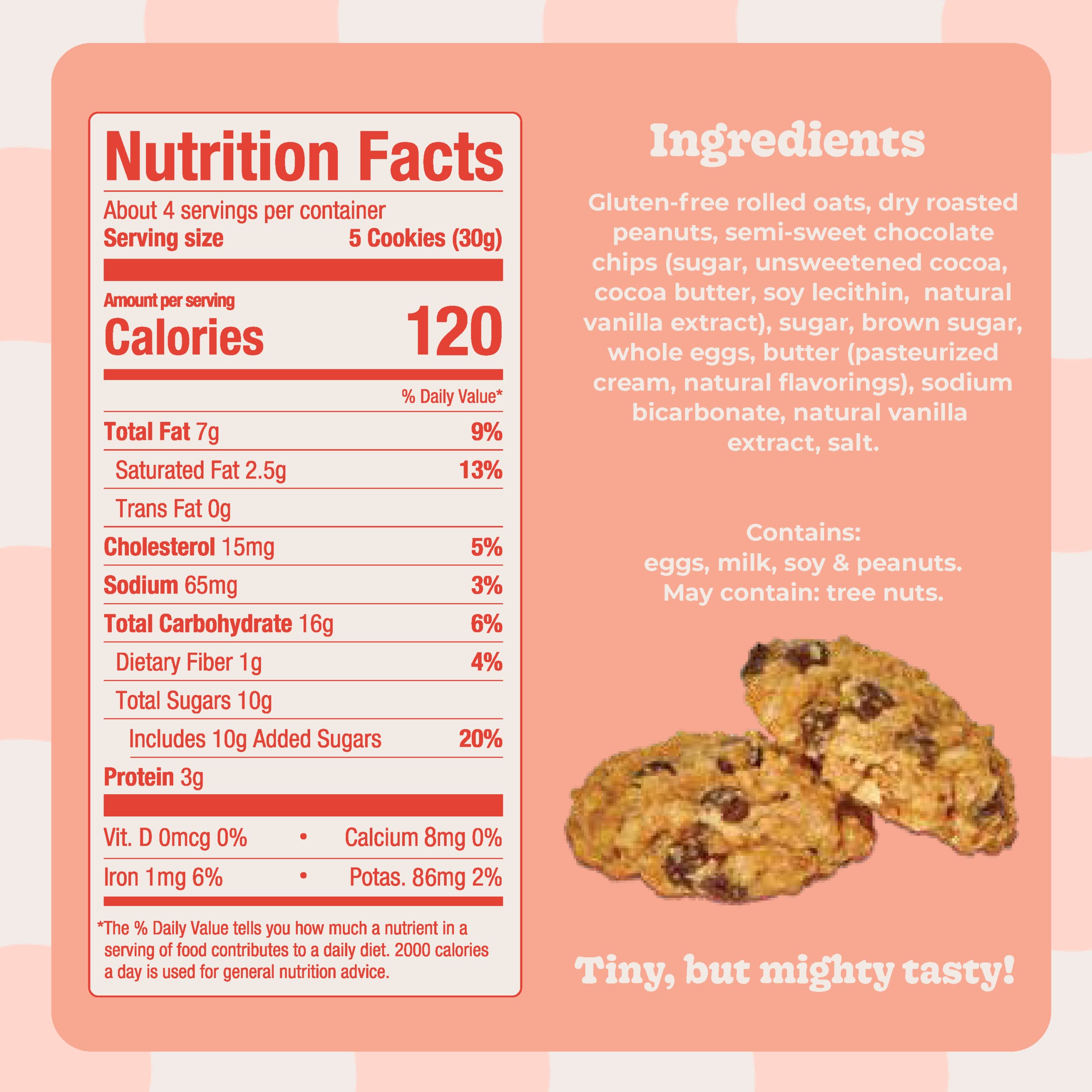 Meli’s Mini Cookies - Gluten Free Chocolate Chip Cookies, Vegan & Plant Based Snacks with Peanut Butter & Rolled Oats - Crunchy Healthy Kids Snacks for School Lunch, Sweet Treats & On-the-Go - 3 Pack Bundle (Perfect for Lunchboxes, After-School Snacks & Travel)